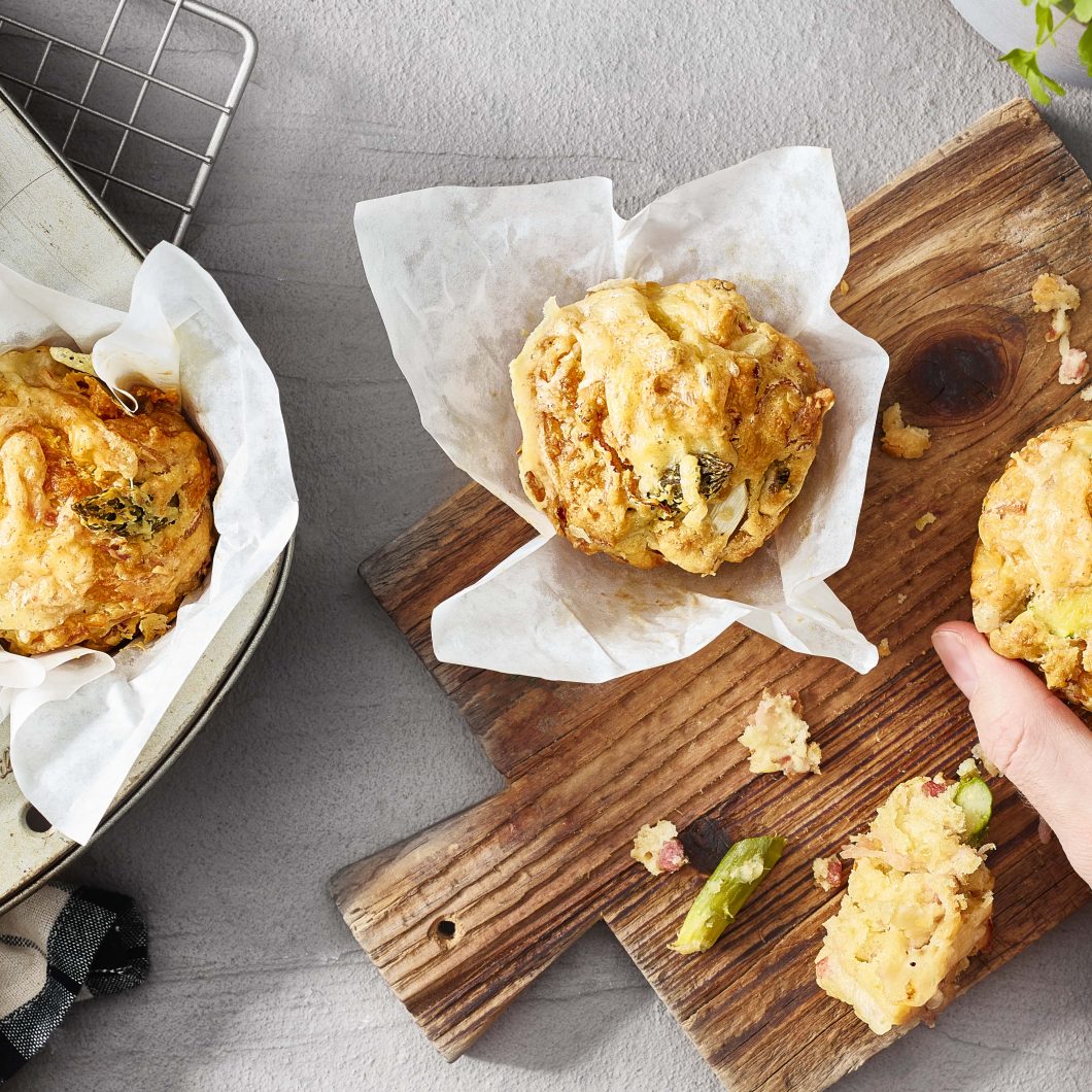 Spargel-Kartoffel-Muffins