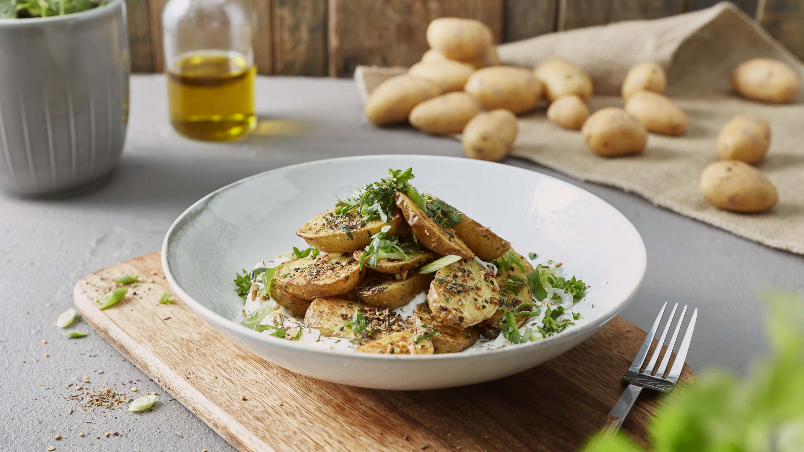 Labneh mit Kartoffeln